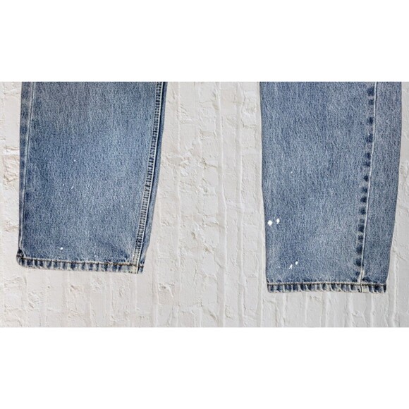 Mens Levis 505 Regular Fit Straight Leg Jeans Mens 38x32 Western Farm - Picture 10 of 10